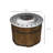 Outsunny Smokeless Fire Pit with Fireproof Mat-307929707