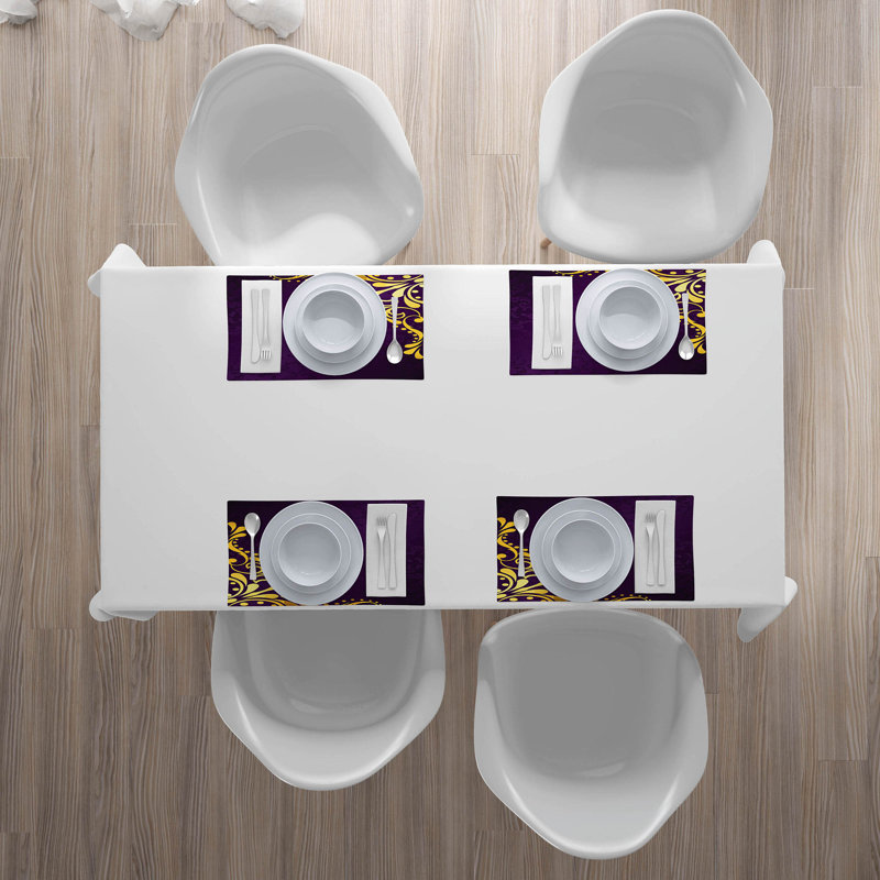 Polyester Abstract Rectangle Placemat