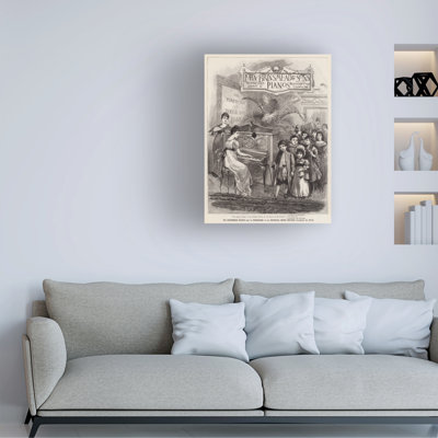 English School Advertisement, Brinsmead Pianos Canvas Art
