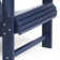 Ensemble de 4 chaises d'extérieur en poly Adirondack avec table d'appoint et table basse