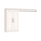 Modular Storage 57.40" W Shelf Unit with Hang Rod