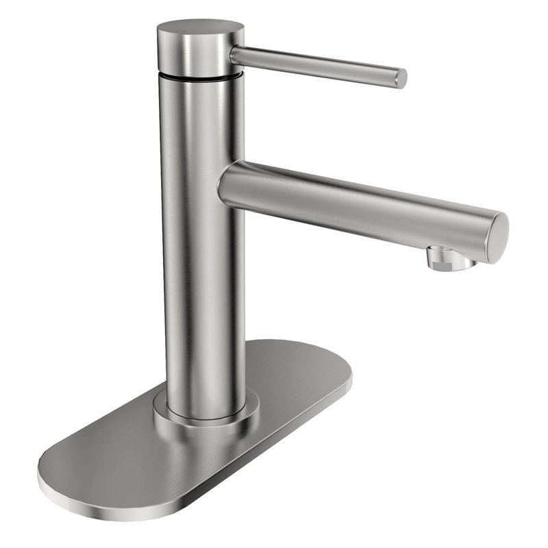 WIZ Single-Handle Single Hole Low-Arc Bathroom Faucet, 30 cm H x 20 cm W
