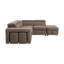 Canapé modulaire 3 pièces rembourré
