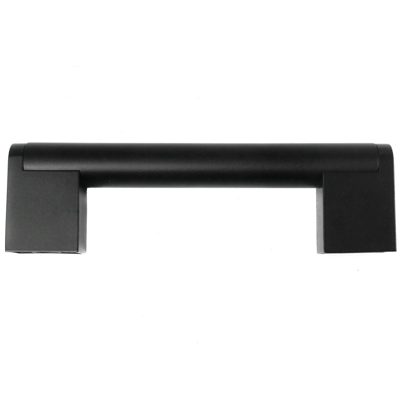 Bar Pull, Matte Black, 3.75"