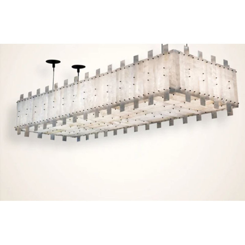 Lustre rectangulaire à niveaux, AAVM3615, H 16 po x l 18 po x P 43 po, AAVM3615