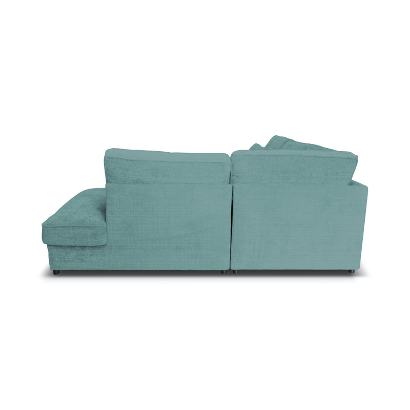Arve 4 Seater Corner Sofa , Right Facing, Turquoise