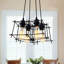 Barrentine 4 - Light Black Cluster Pendant