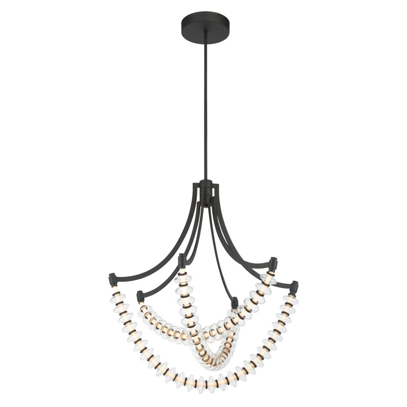 Lustre DEL 29,25 po Pearl, H 31 po x l 29,25 po x P 29,25 po, 2040 lumens, 26 W