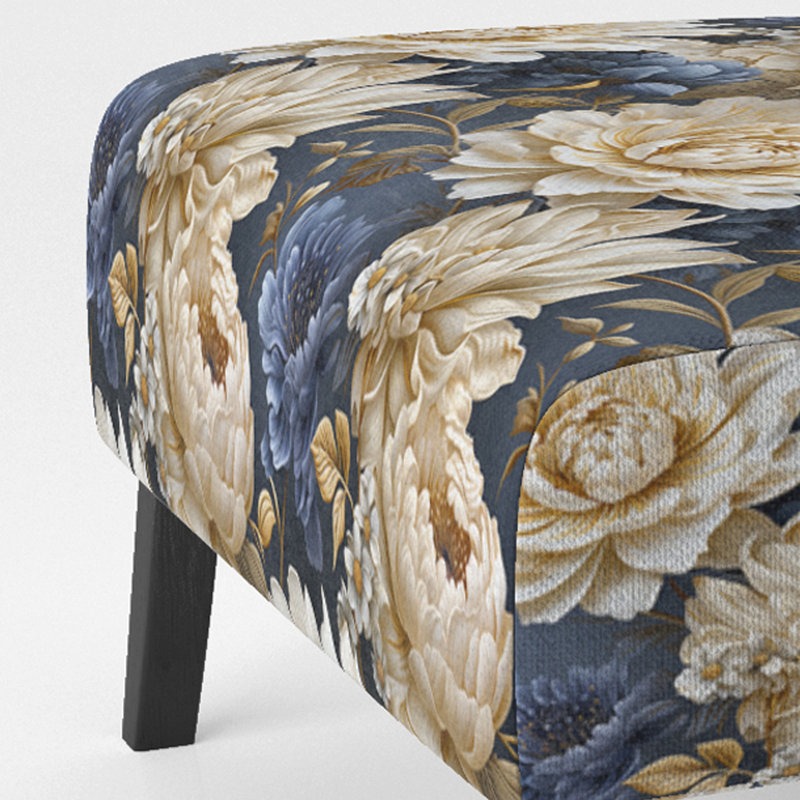 Fauteuil de chambre rembourré Botanical Damask Haven