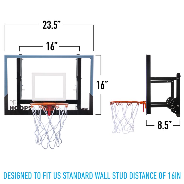 Franklin Sports Wall Mounted Basketball Arcade Game