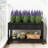 Elevated Wooden Raised Garden Bed Elevated Wood Planter Box with Dual-Tier Storage and Efficient Drainage for Easy Gardening-897013650