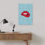 Reproduction d'art moderne contemporain «Biting Red Bold»-129709479