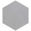 Industrial Hex 8-1/2 In. X 9-7/8 In. Porcelain Modern Look Wall & Floor Tile-597806848