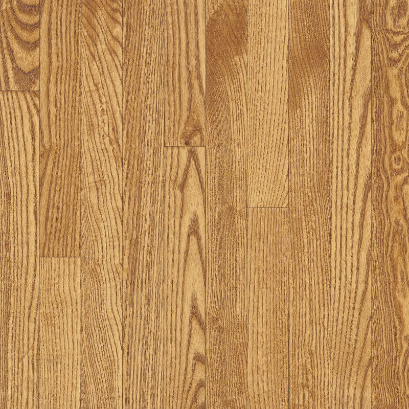 Oak 3/4" Thick x 3-1/4" Wide x Varying Length Solid Hardwood Flooring, Seashell