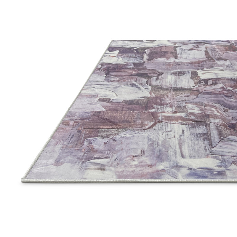 Tapis en cerisier tissé à la machine, Rectangle de 5 pi x 8 pi