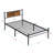 Twin Size Metal Bedframe-2096613080