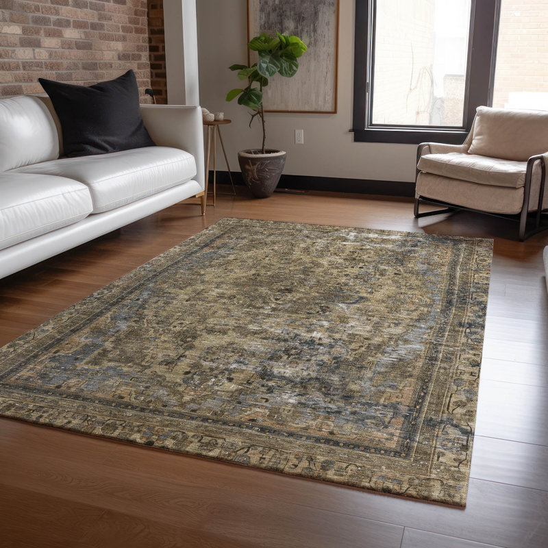 Tapis intérieur / extérieur lavable Blazura, 9 pi x 12 pi