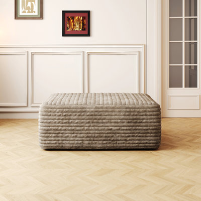 Repose-pieds d'intérieur rembourré