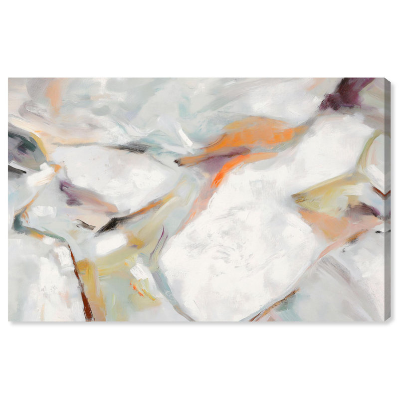 Alabaster Interlude I Boho, reproduction d'art sur toile par Art Remedy, 30" H x 45" W, Toile tendue avec châssis