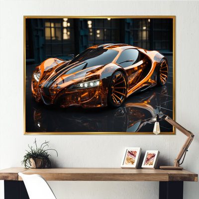 Sophistiqué et élégant verre Supercar III sur toile