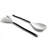 Shrout 2 Piece Black Salad Server Set