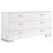 Dulcey White High Gloss 4-Piece Full Bedroom Set