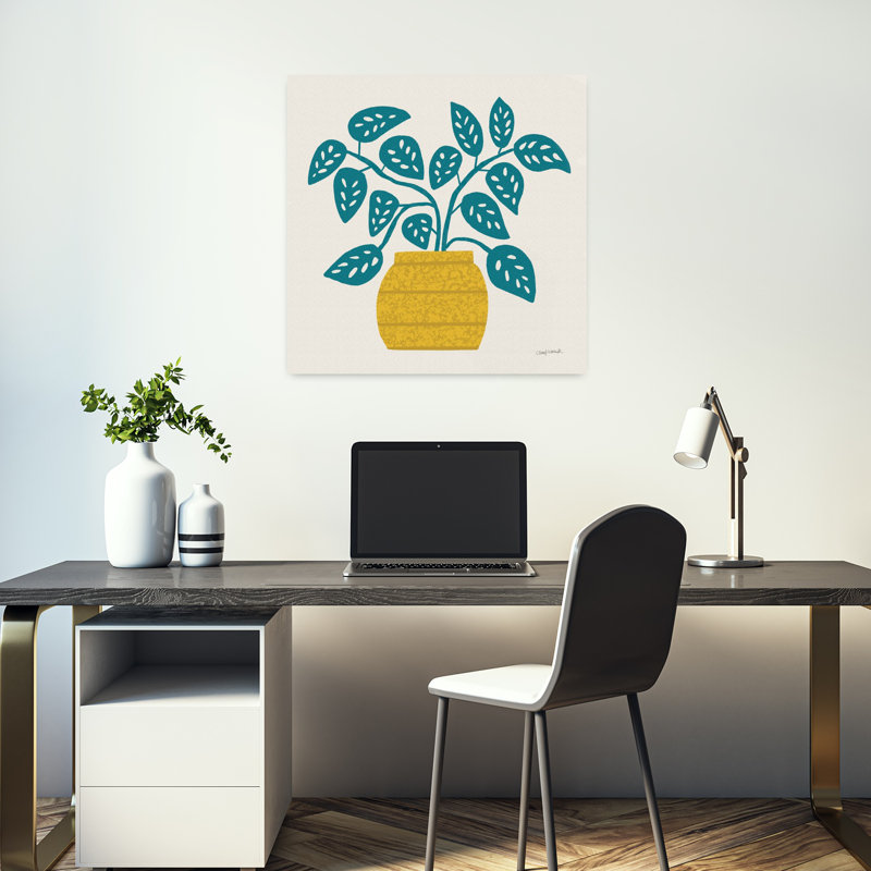 Potted Plants IX by Cheryl Warrick - Print, 45.72 cm H x 45.72 cm W