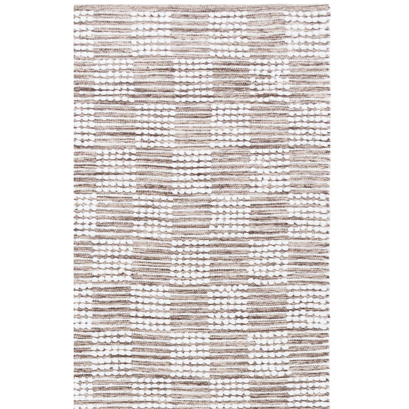 Tapis brun / ivoire Nayelie 979, Rectangle de 5 pi x 8 pi