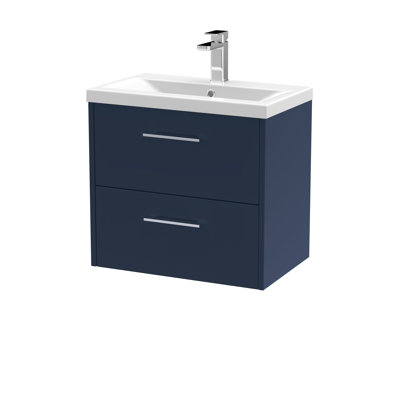 Juno 610mm Single Bathroom Vanity with Drop In Vitreous China Basin