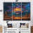 Marlaya - Cityscape Wall Art Decor Set-108316015-108316017