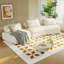 Ensemble de canapé modulaire surdimensionné de luxe moderne surdimensionné de 139 po, canapé en chenille nuage rembourré avec dossiers amovibles et coussins moelleux, canapé-lit profond et canapé-lit pour le salon, beige bureau