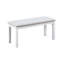 Table de salle à manger en bois rectangulaire avec banc, table de cuisine avec petit banc, table de salle à manger pour personne