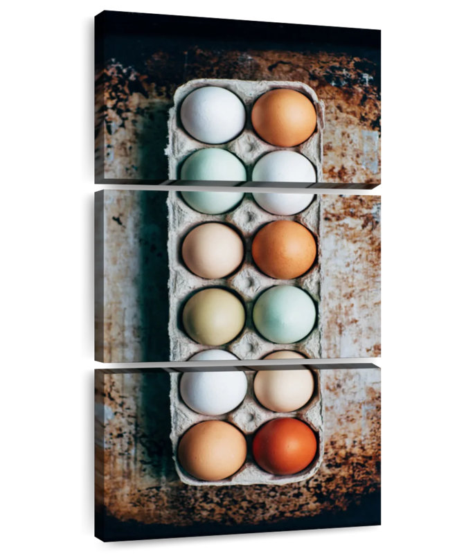 A Dozen Eggs, 27" H x 12" W