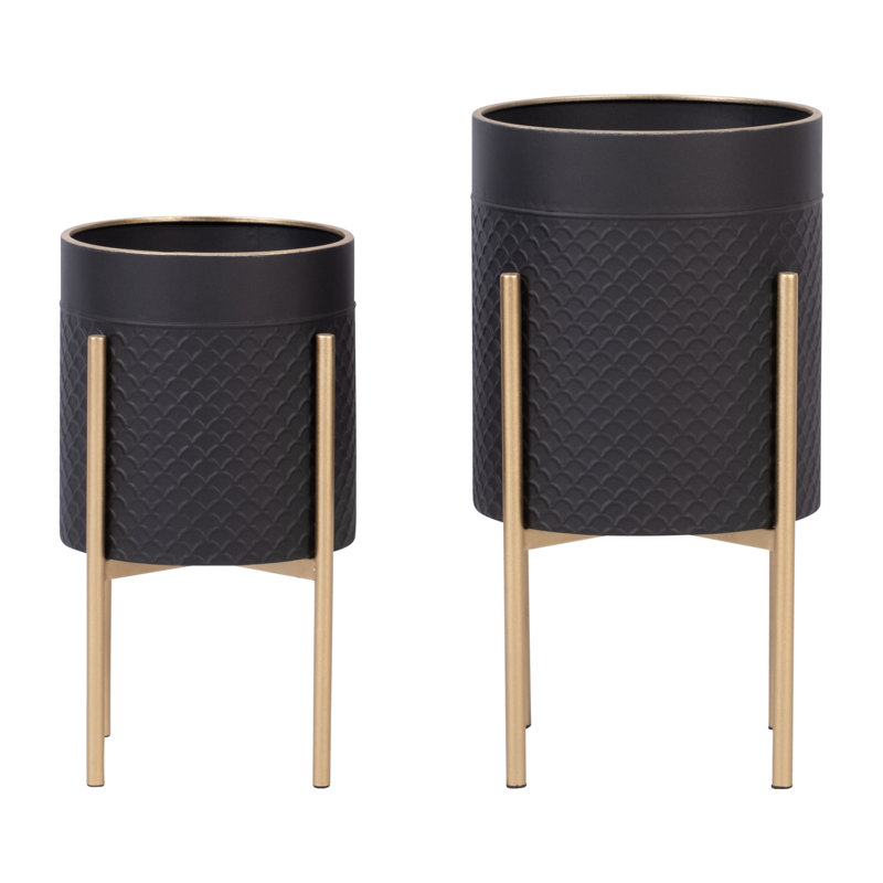 Jardinière S / 2 sur support en métal