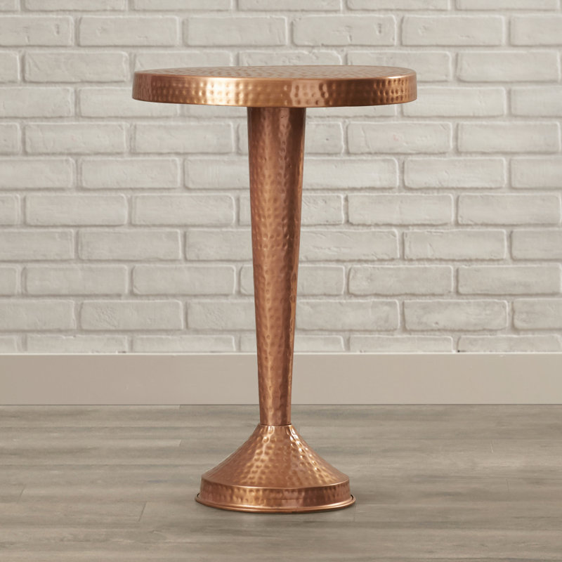 Renato Pedestal End Table