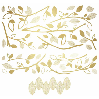 Trehan Trees & Flowers Non-Wall Damaging Wall Decal