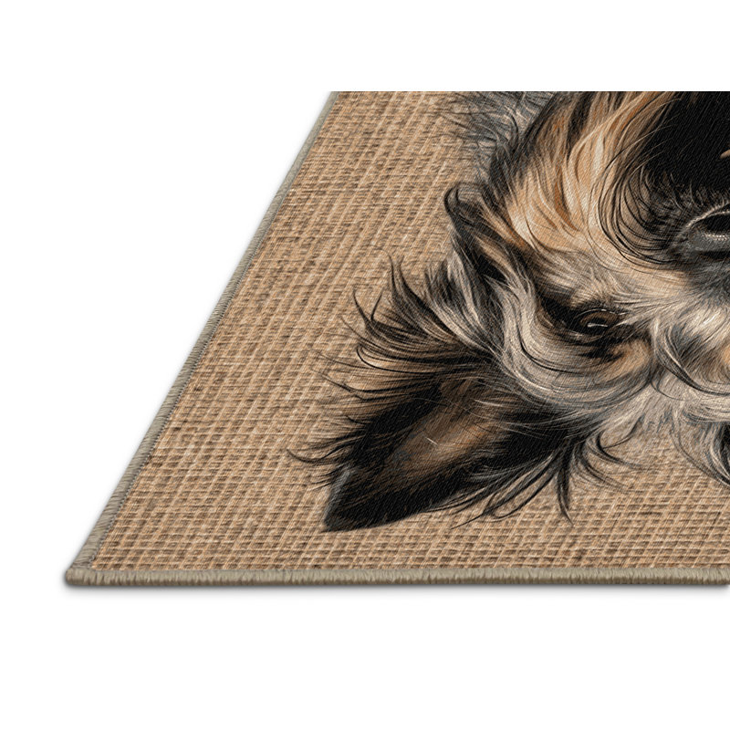  Tapis lavable belge Laekenois, Rectangle 6 pi x 9 pi