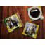 (Symboles) Ensemble de sous-verres en verre Starfire-404002999