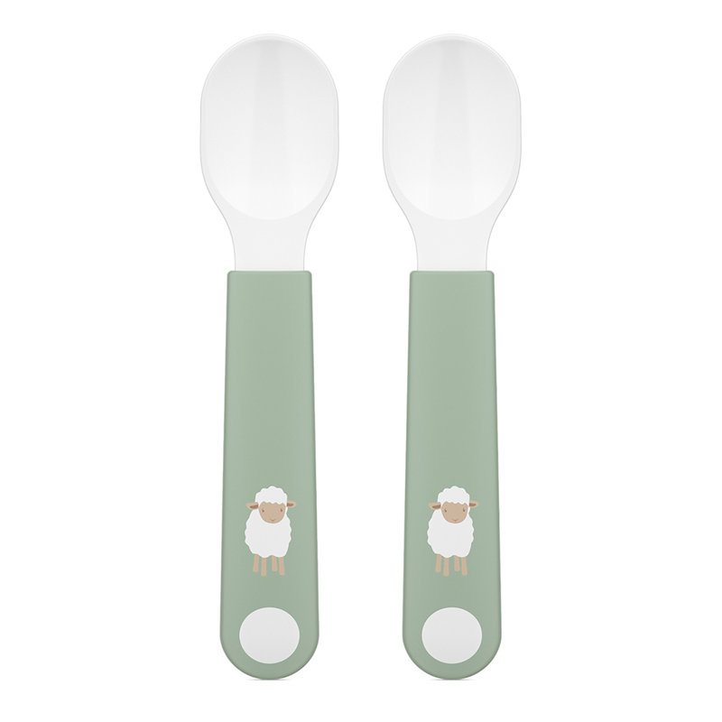 Mio Plastic Self-Feeding Spoon - Little Farm
