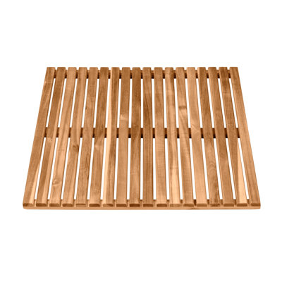 Bolinger Acacia Hardwood Non-Slip Bath Mat