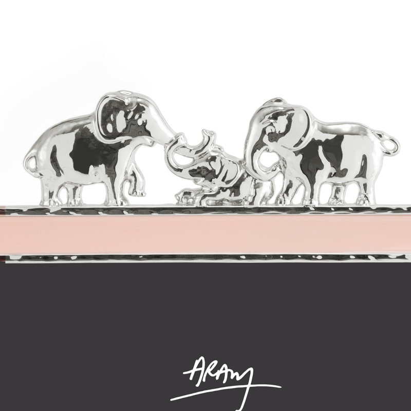 Elephant Frame 4x6, Pink