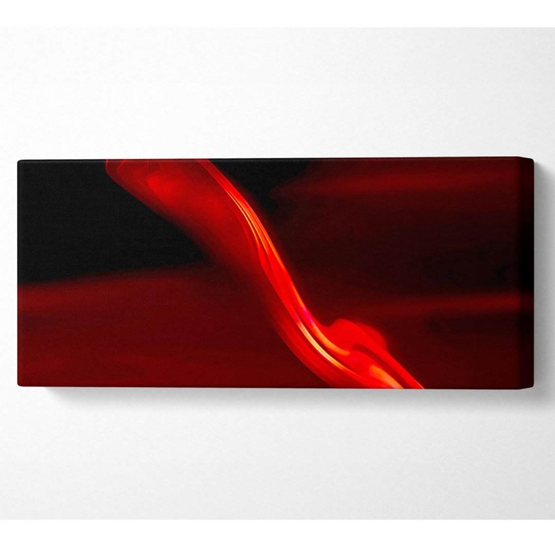 Red Silk Twist - Kunstdrucke auf Leinwand - Wrapped Canvas