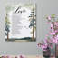 «Forest Love Verse», art mural encadré en bois, l 16 x L 20