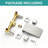 Wall Mounted Tub Spout With Waterfall Flow, Solid Brass Bathroom Bathtub Faucet , High Flow Rate With Dual Handle Control-127337270