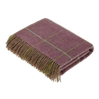 Shetland Wool Throw/Blankets Hand Woven Blanket
