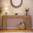 Modern-style solid wood console table