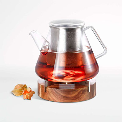 Adhoc Orient 50 oz. Stovetop Safe Glass Tea Pot