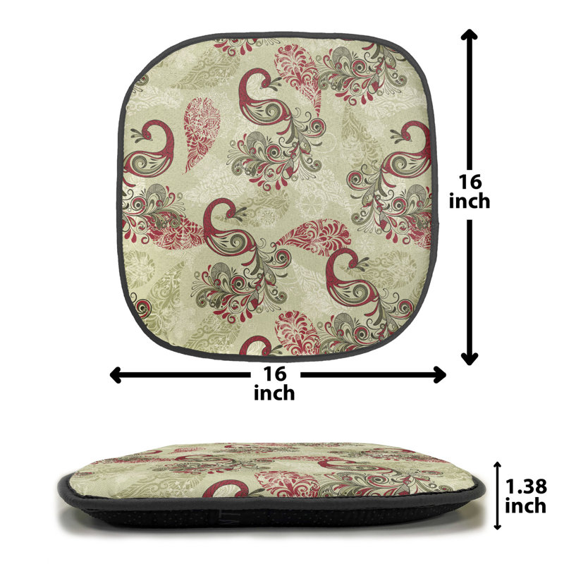 Coussin de siège papillon, Vert