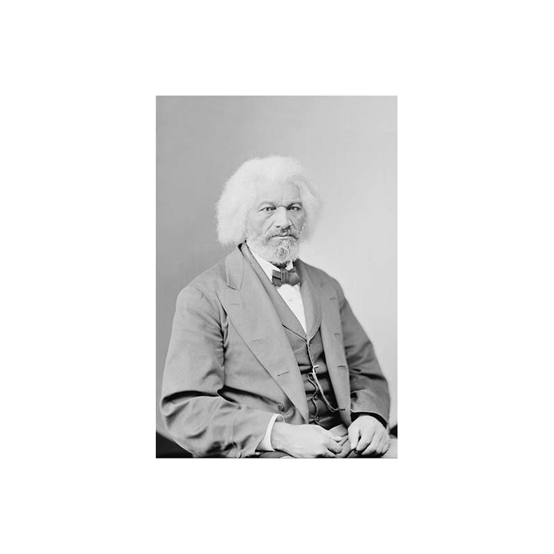 Frederick douglass, reproduction de photo, H 30 po x l 20 po x P 1,5 po