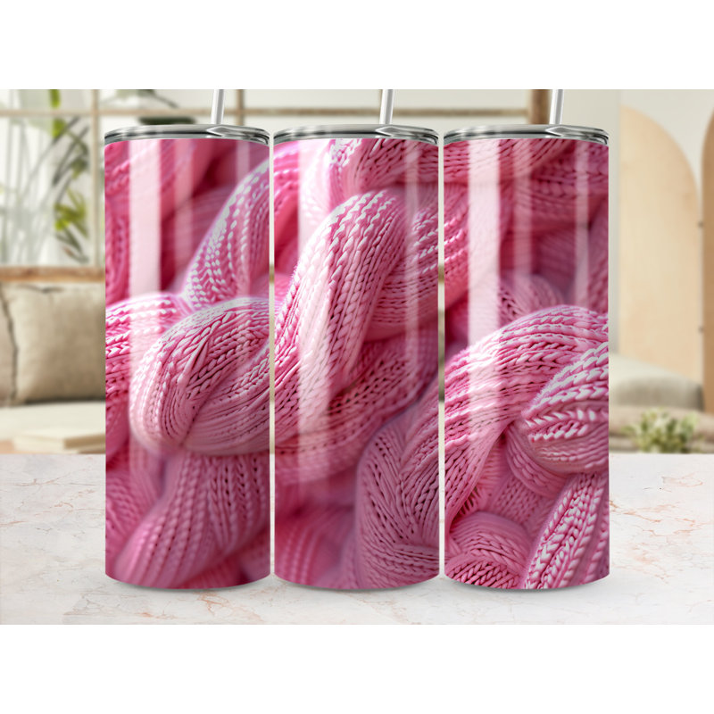 Choose Handmade Tumblers 591ml Vacuum Insulated Stainless Steel (18/8) Travel Tumbler with Straw